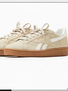Reebok Women's Club C Grounds Sneakers in Beige and Gum